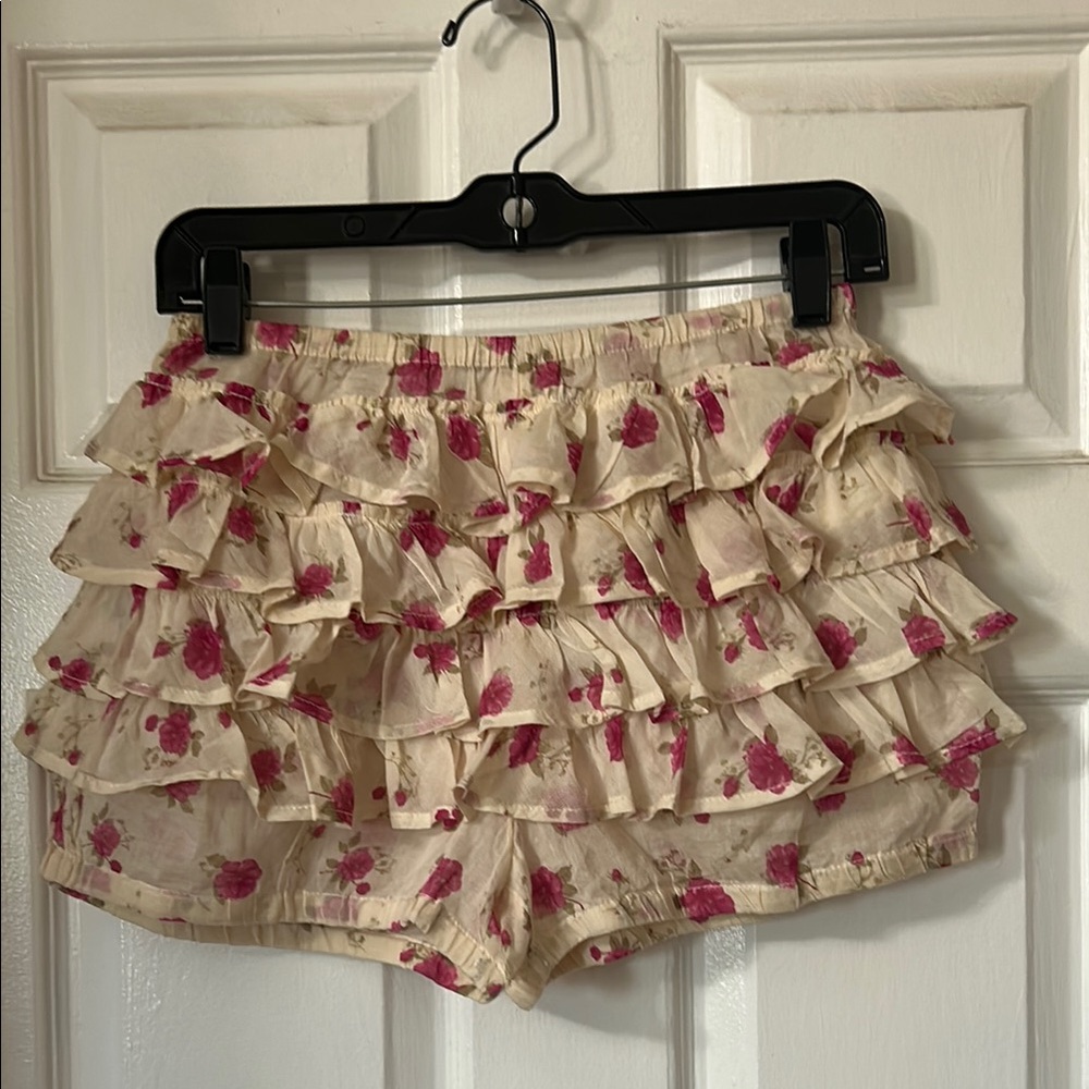 Free People Ruffle Up Bloomer Shorts - Picture 4 of 6